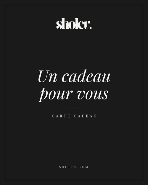 Un cadeau pour vous – carte cadeau Sholev