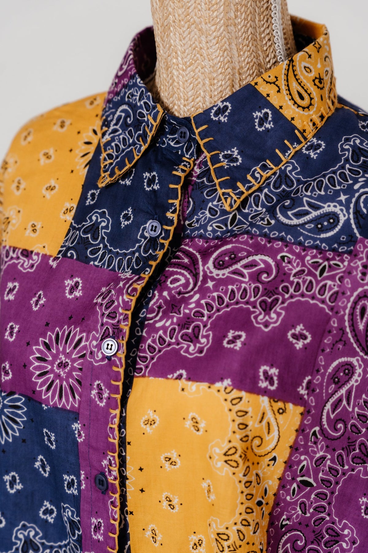 Chemise Bandana Violet - Nala