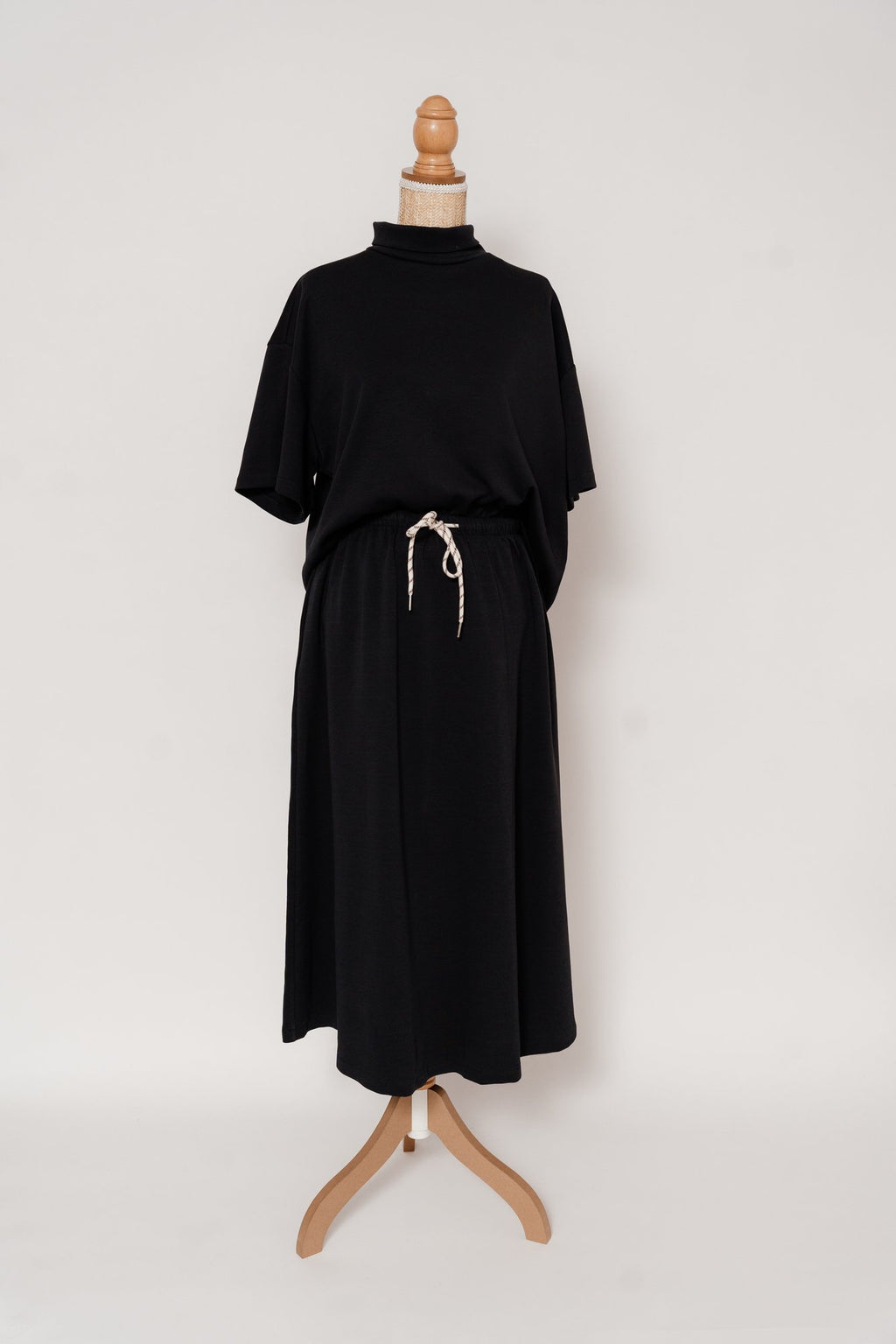 Ensemble Jupe + Tee-shirt Bleu Marine - Jeanne