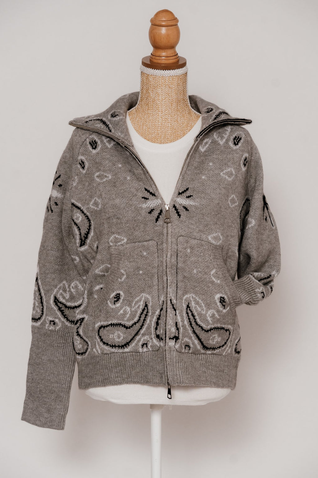 Gilet Bandana Gris - Cassie