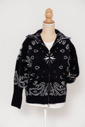 Gilet Bandana Bleu Marine - Cassie