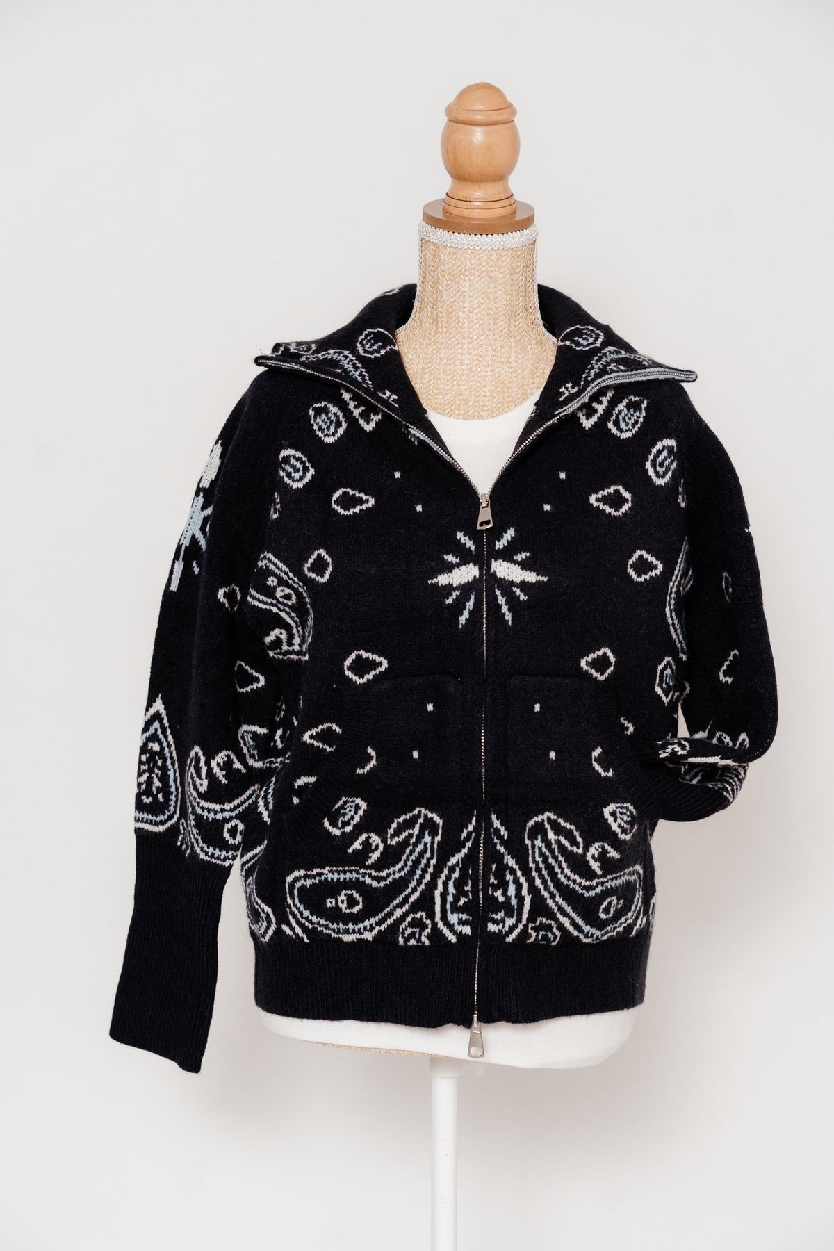 Gilet Bandana Bleu Marine - Cassie