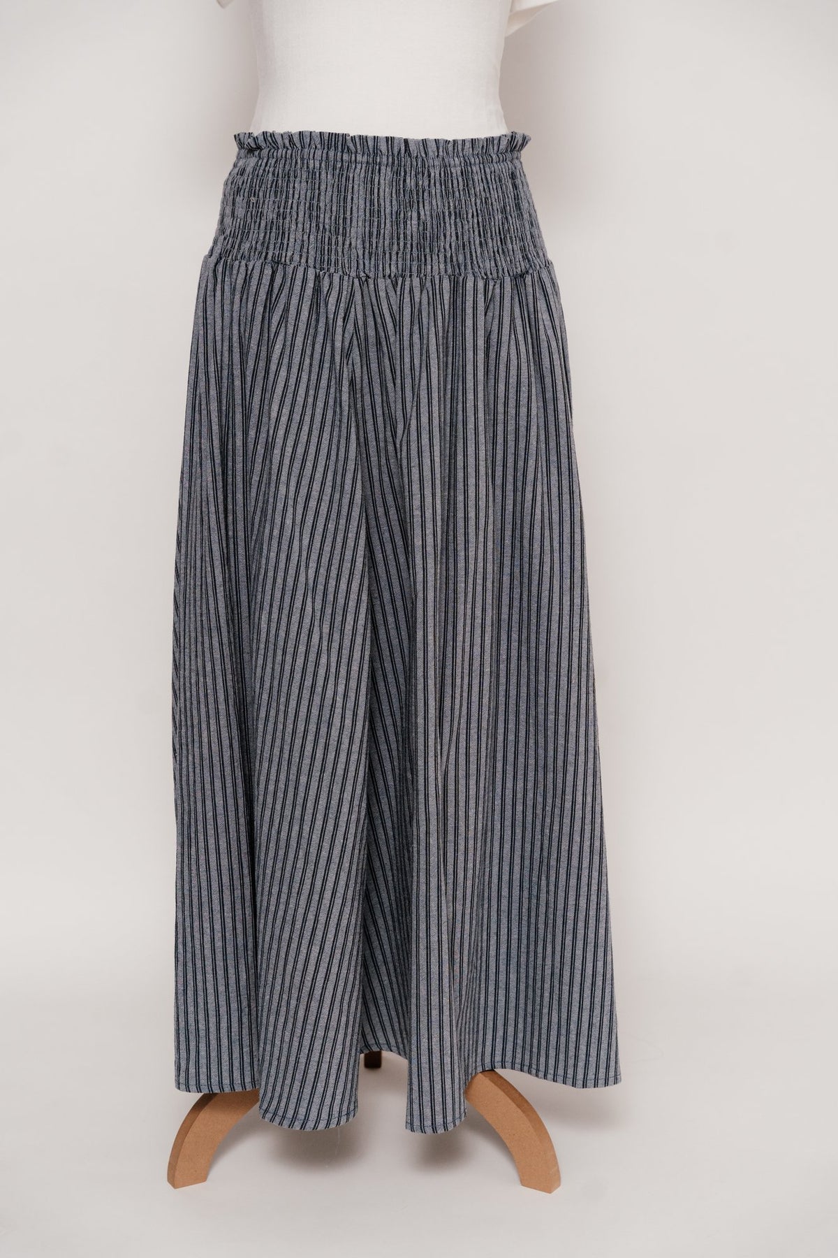 Jupe Bleue Rayure Marine - Adèle
