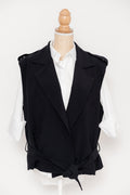Veste Sans Manches Bleu Marine - Victoria