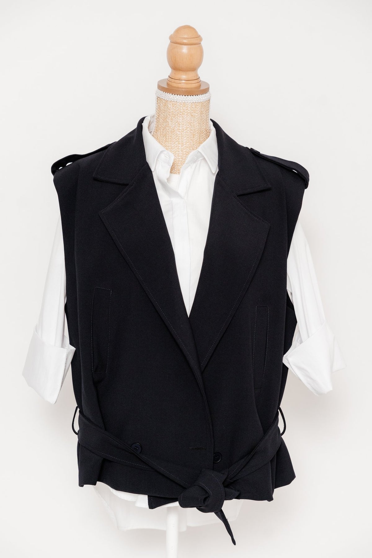 Veste Sans Manches Bleu Marine - Victoria